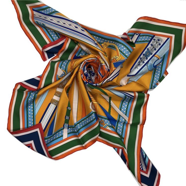 Double Sided Custom Digital Mens Print China Scarfs